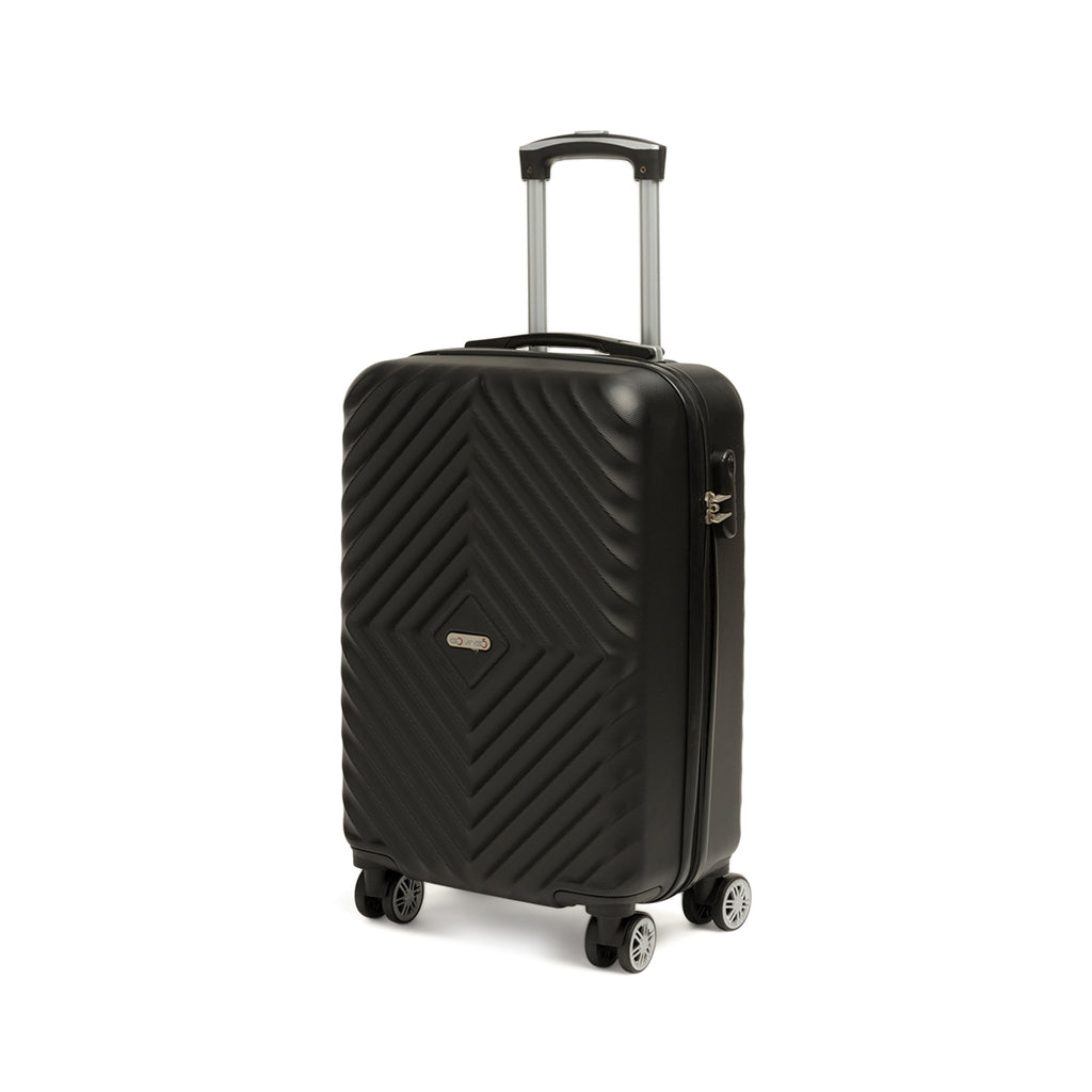 Trolley bagaglio a mano nero in ABS Govago