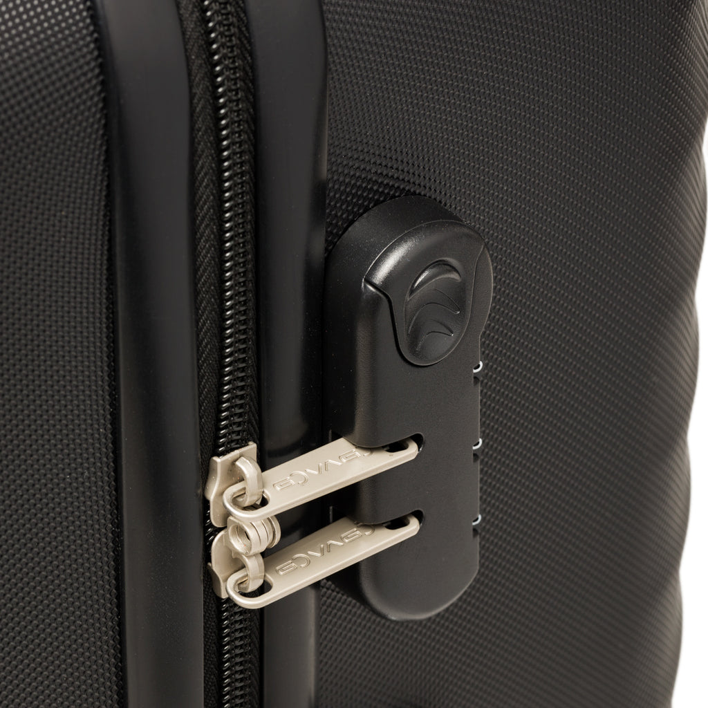 Trolley bagaglio a mano nero in ABS Govago