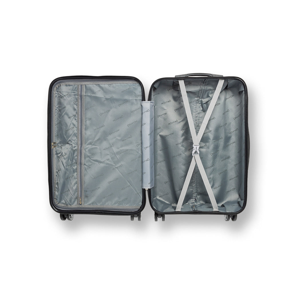 Trolley bagaglio a mano nero in ABS Govago