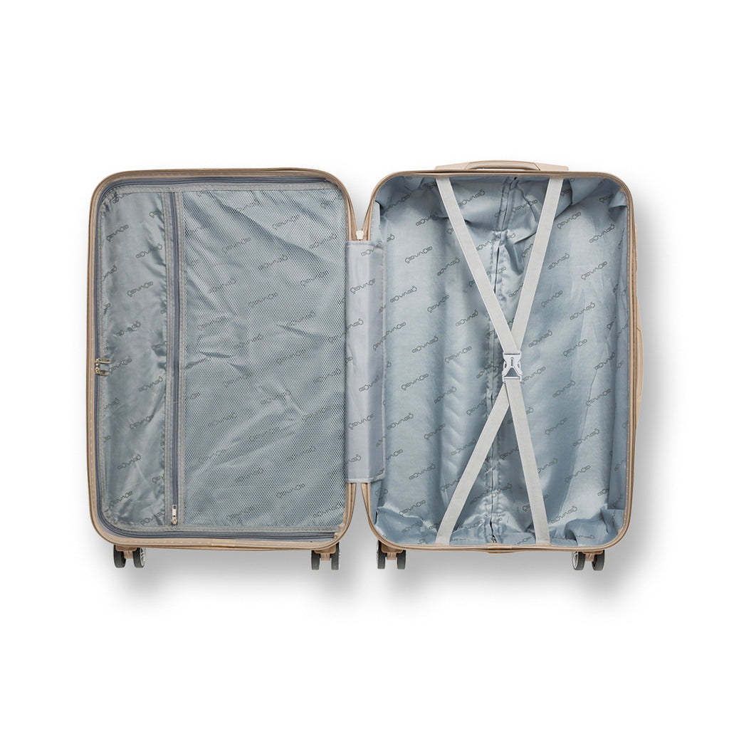 Trolley medio champagne in ABS Govago