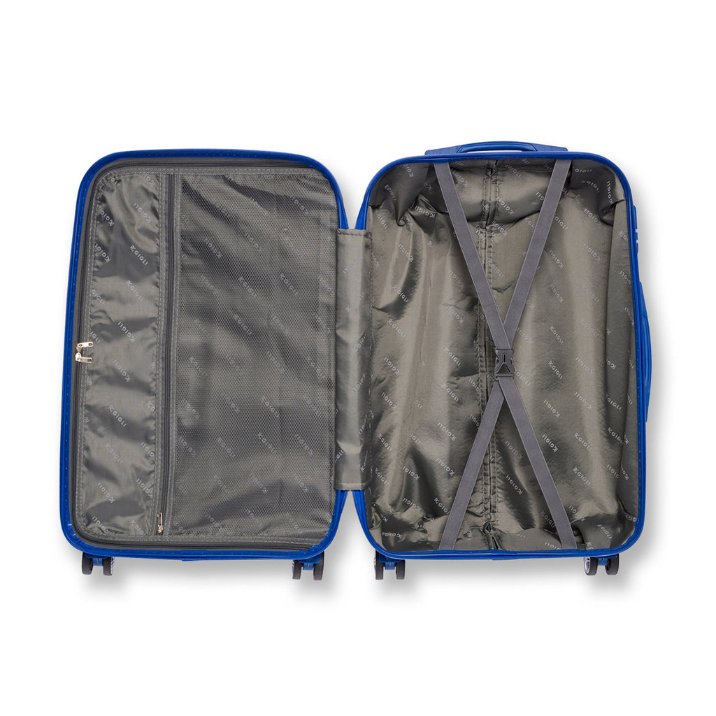Trolley medio blu in ABS Romeo Gigli