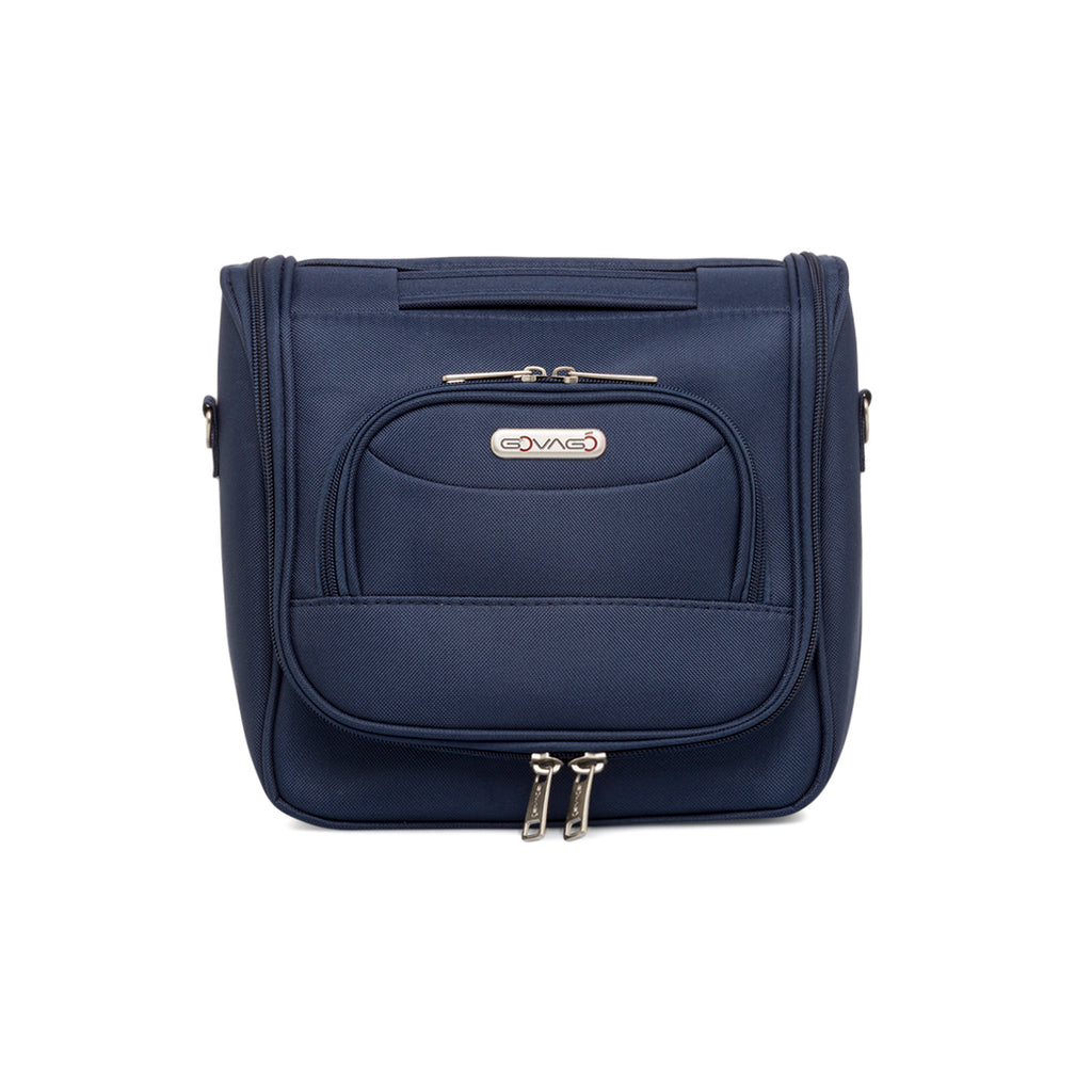 Beauty necessaire da viaggio piccolo blu in tessuto Govago