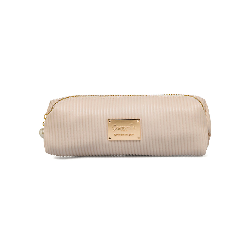 Astuccio effetto plisse bianco latte da donna  Camomilla Milano