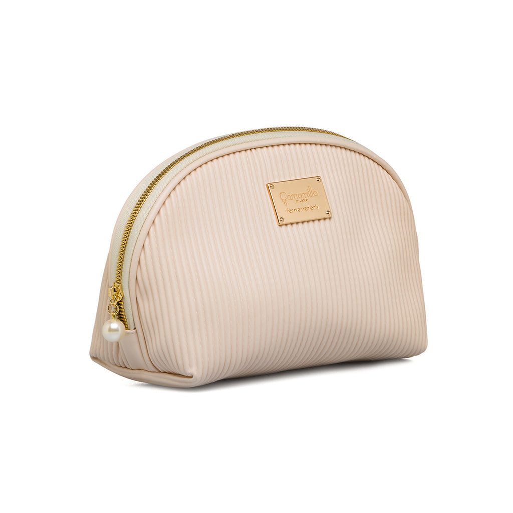 Astuccio effetto plisse bianco latte da donna Camomilla Milano