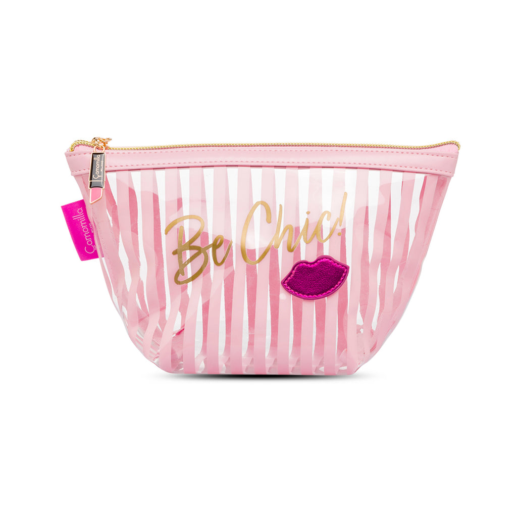 Beauty case busta da donna rosa Camomilla Milano Be Chic