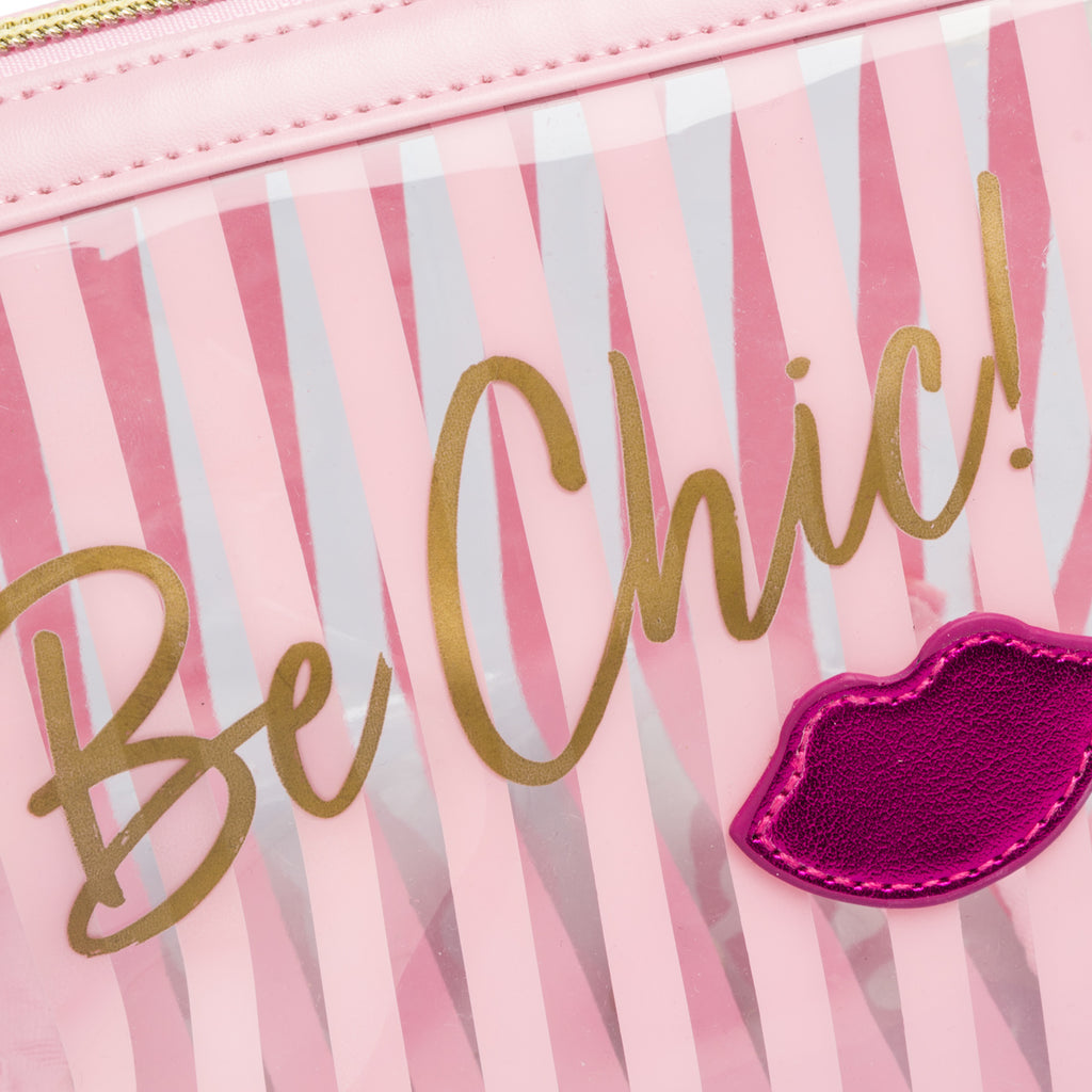 Beauty case busta da donna rosa Camomilla Milano Be Chic