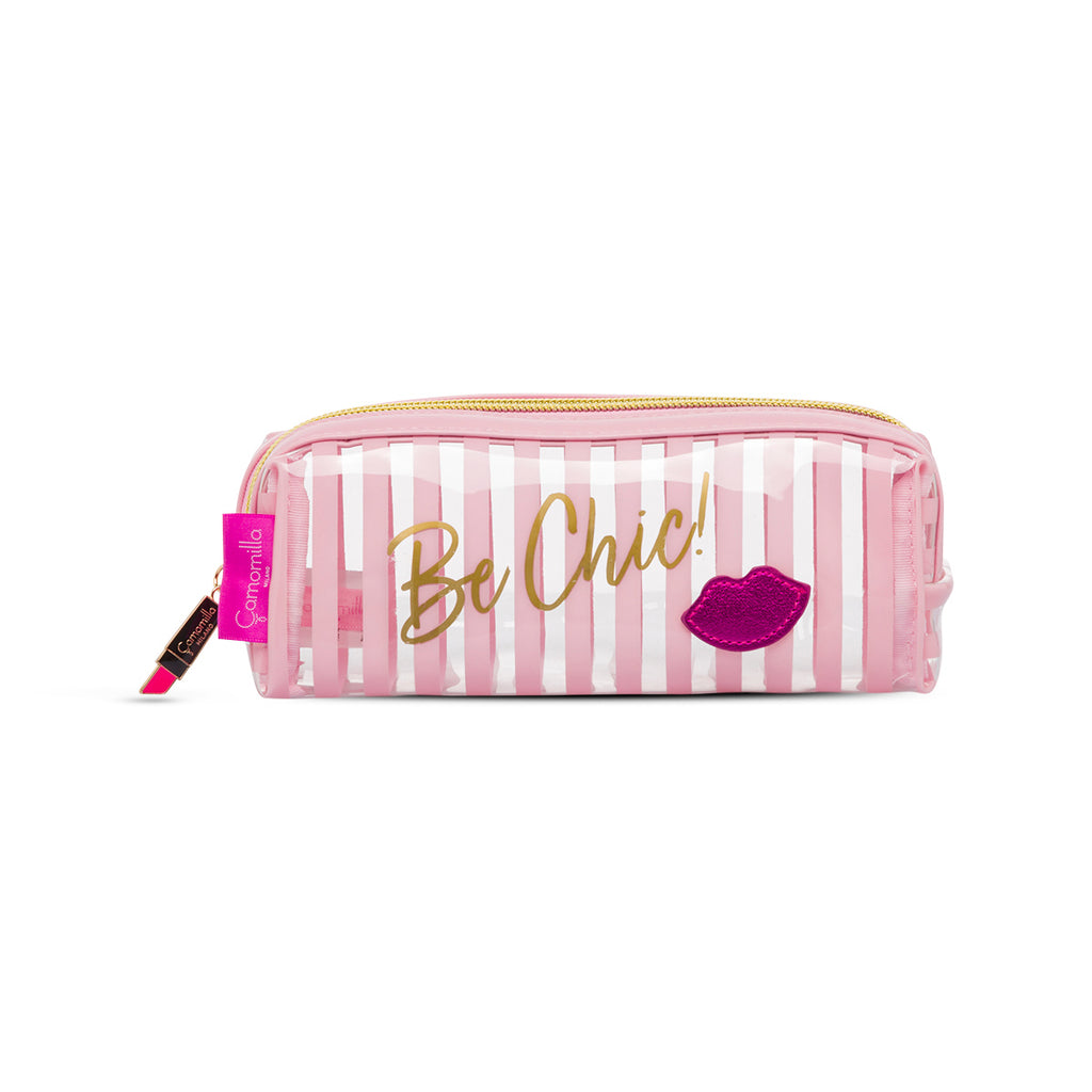 Astuccio beauty case rosa da donna Camomilla Milano Be Chic