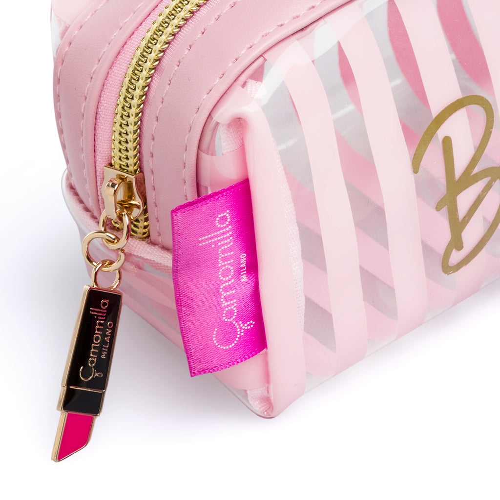 Astuccio beauty case rosa da donna Camomilla Milano Be Chic