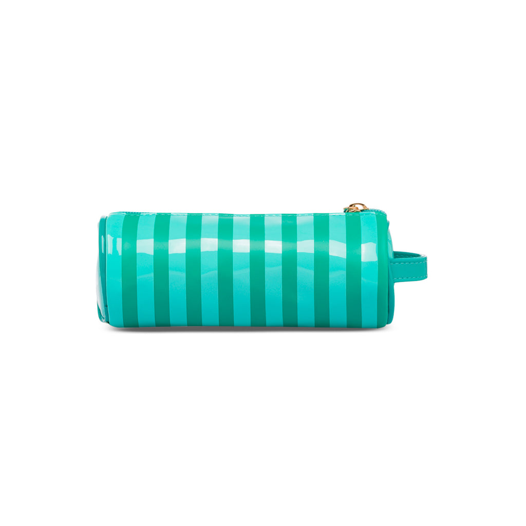 Astuccio tombolino da donna verde acqua a righe Camomilla Milano Sweet Stripes
