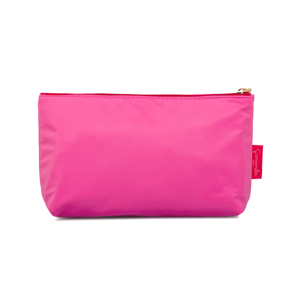 Beauty Case Fucsia da donna con dettagli glitter Camomilla Milano