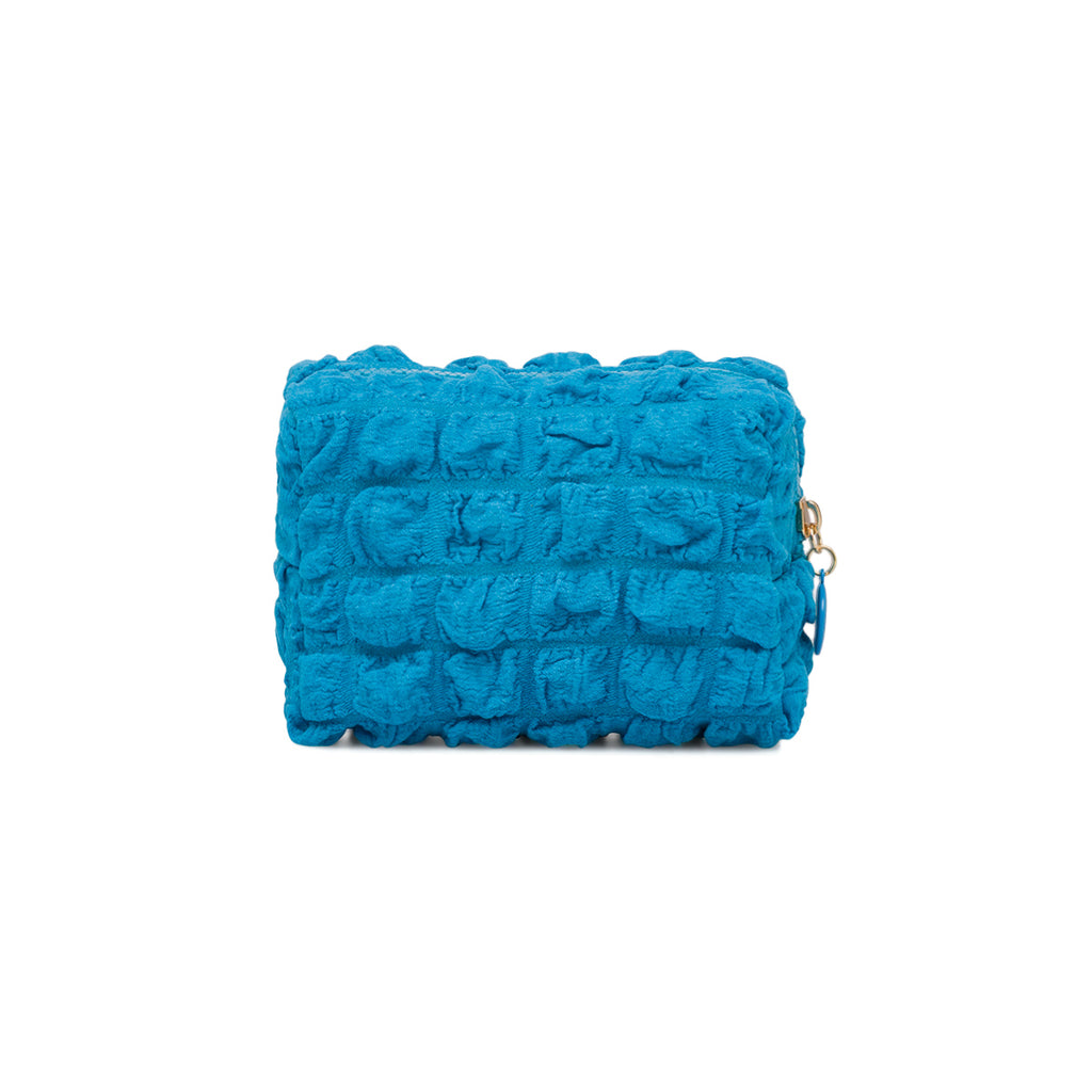 Beauty Case porta oggetti azzurro da Donna con logo Camomilla Milano