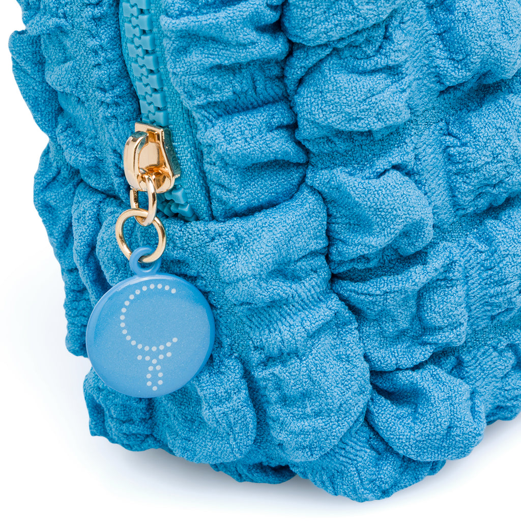 Beauty Case porta oggetti azzurro da Donna con logo Camomilla Milano