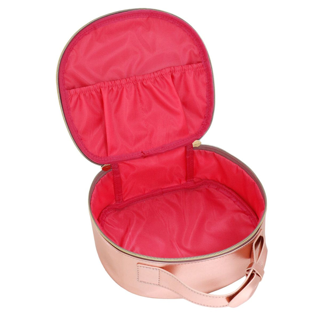 Beauty Case rosa con applicazione Be Glam Camomilla Milano