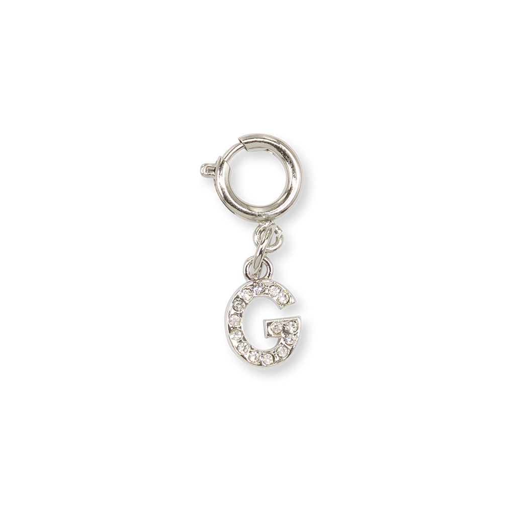 Charm Lettera G argento decorazione personalizzata scarpe Lora Ferres