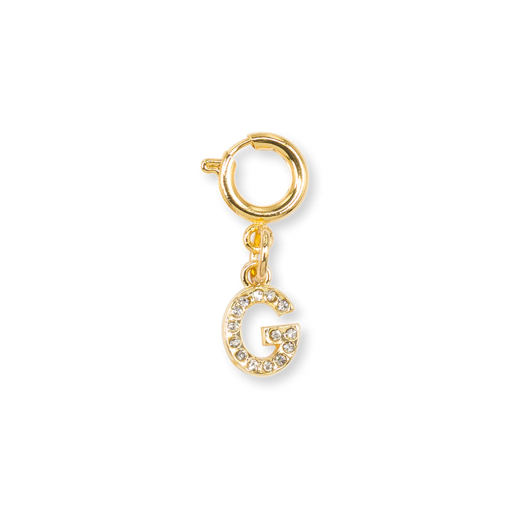 Charm Lettera G oro decorazione personalizzata scarpe Lora Ferres