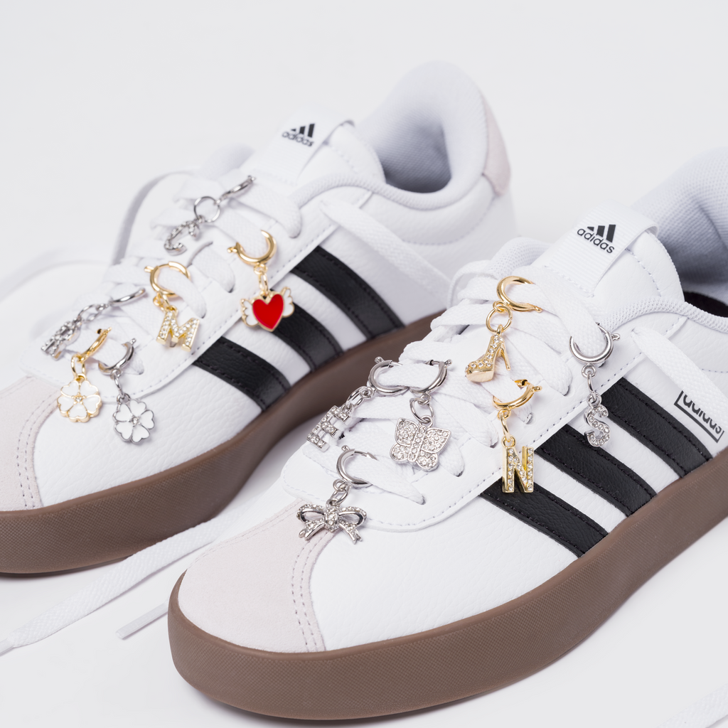 Charm Lettera S strass argento personalizzazione scarpe Lora Ferres