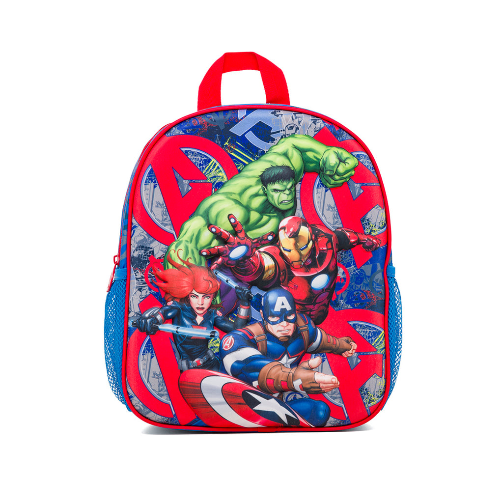 Zaino piccolo da scuola con dettaglio in rilievo Avengers