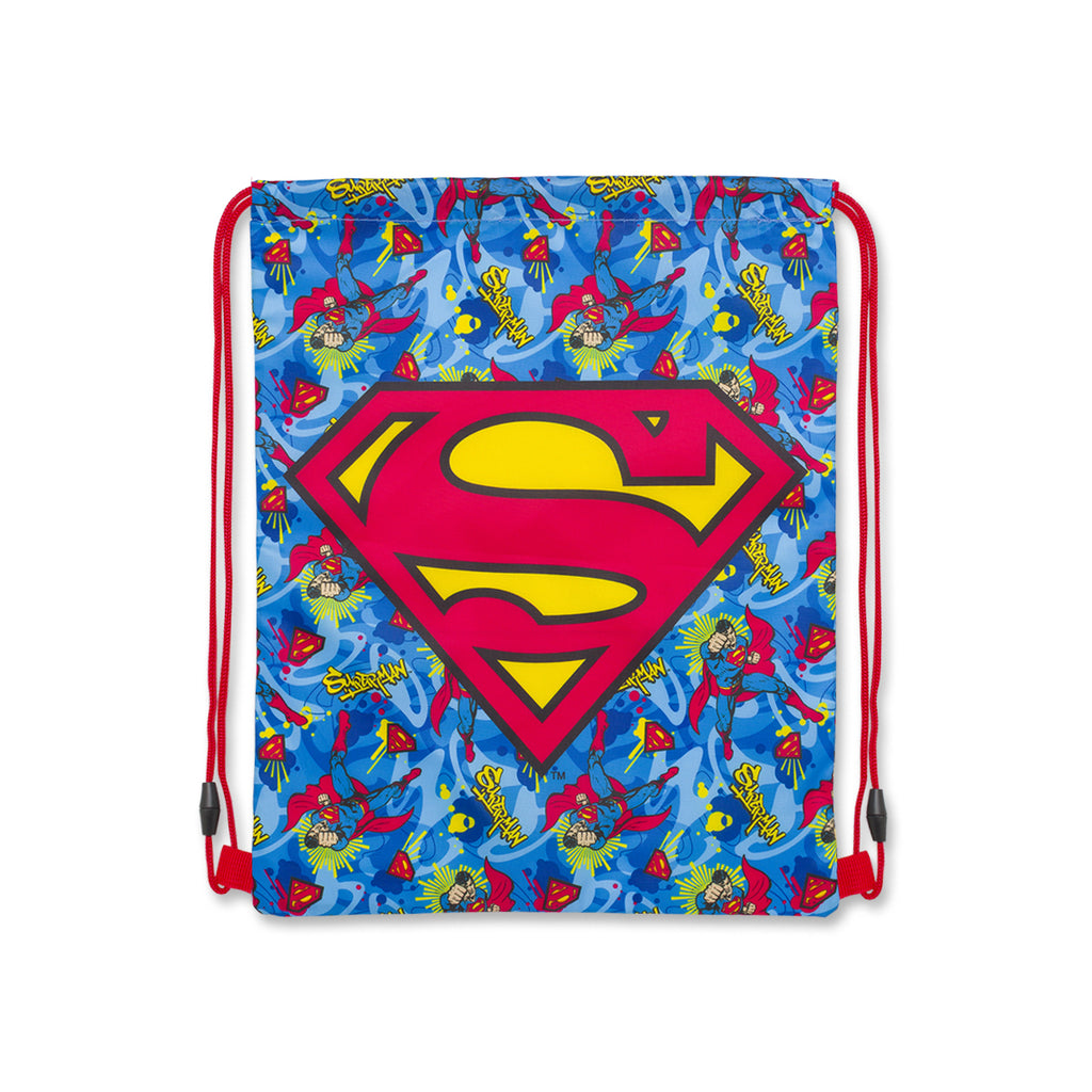 Sacca Superman  Blu e rossa con logo supereroe DC Comics
