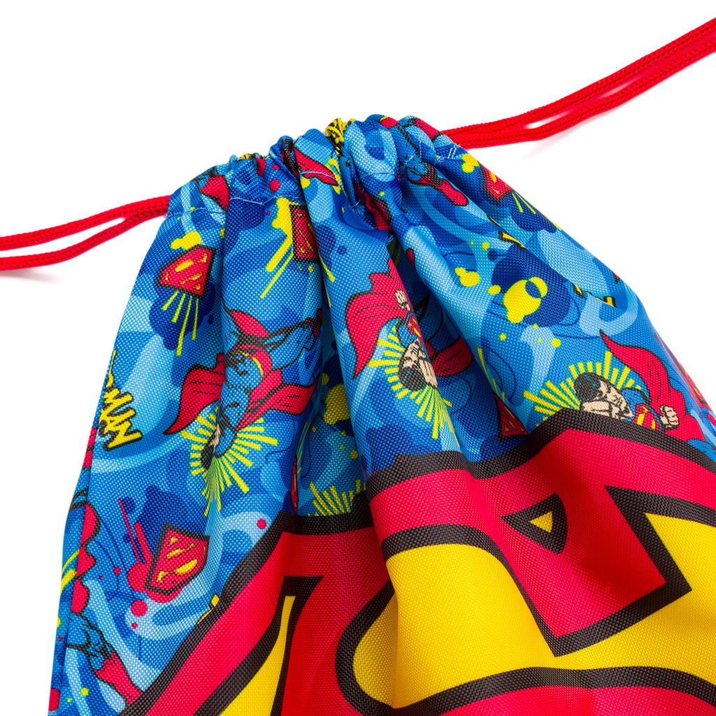 Sacca Superman  Blu e rossa con logo supereroe DC Comics