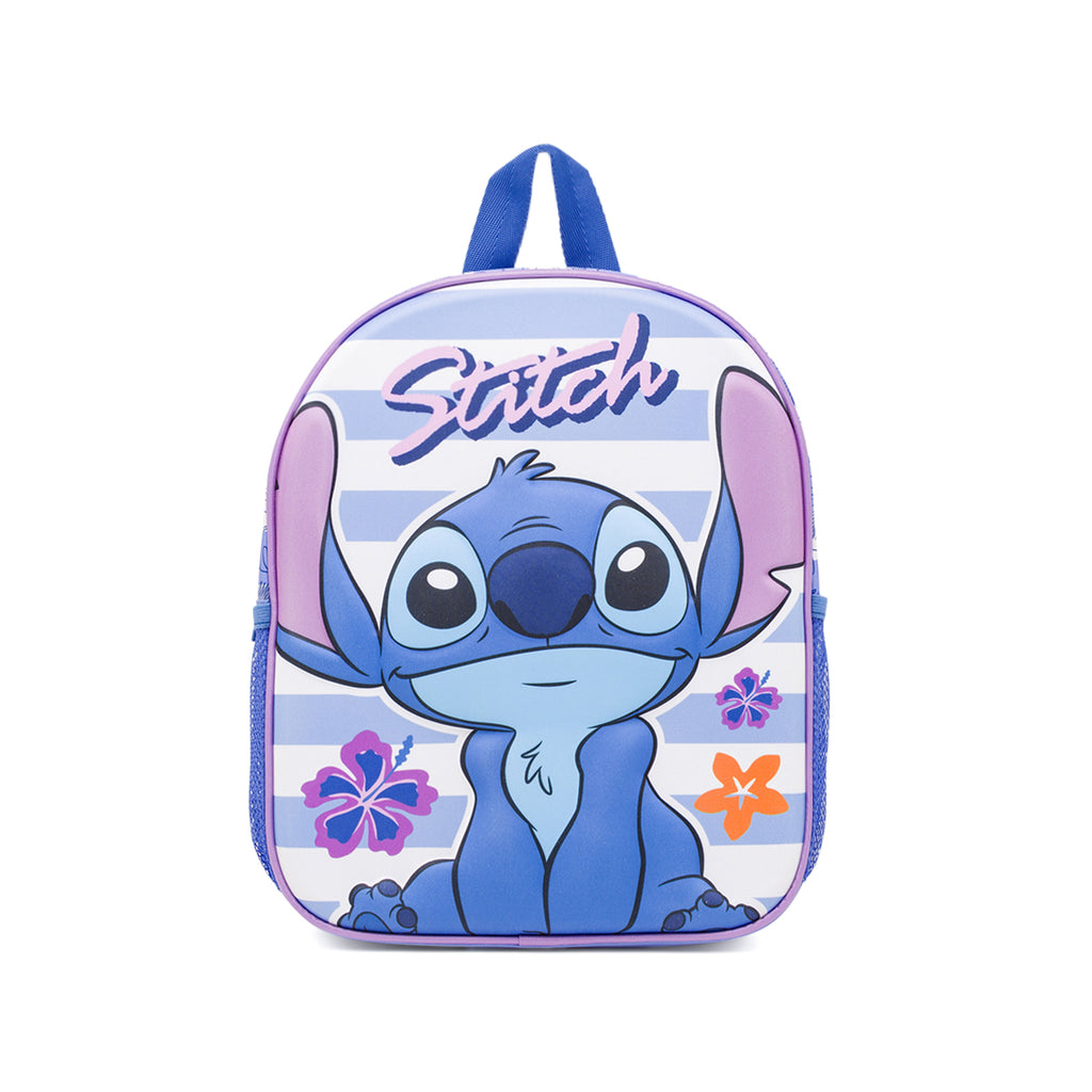 Zainetto Disney Stitch Blu e lilla con stampa tropicale