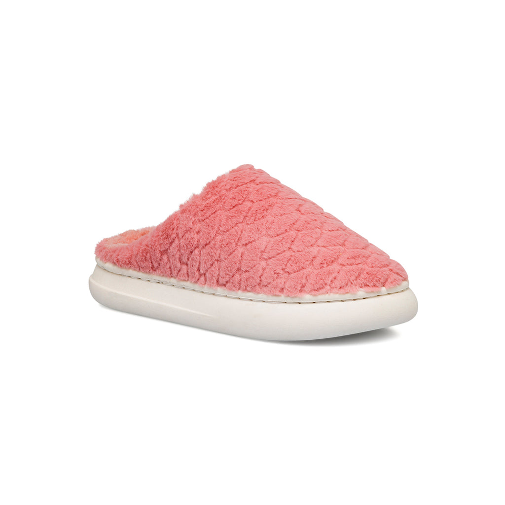 Pantofole rosa da donna in pelliccia sintetica Lora Ferres