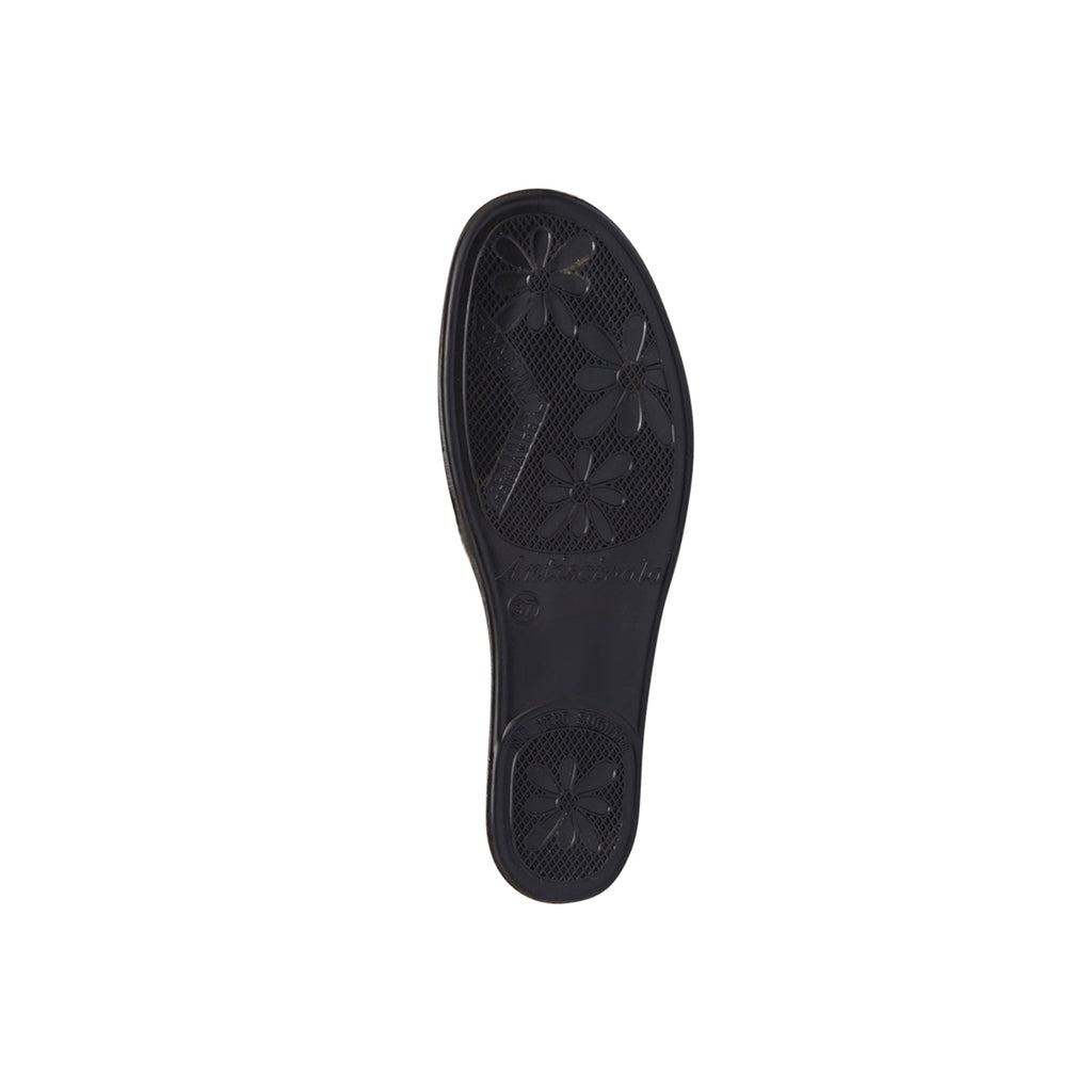 Pantofole da Donna in feltro con fiori e fibbia