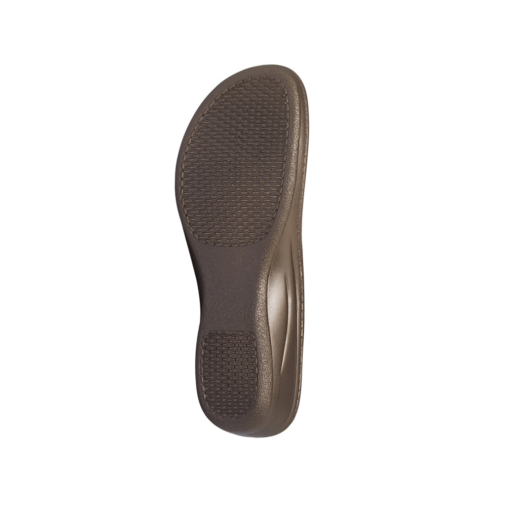 Ciabatte da donna blu Inblu con dettagli strass e sottopiede in piede