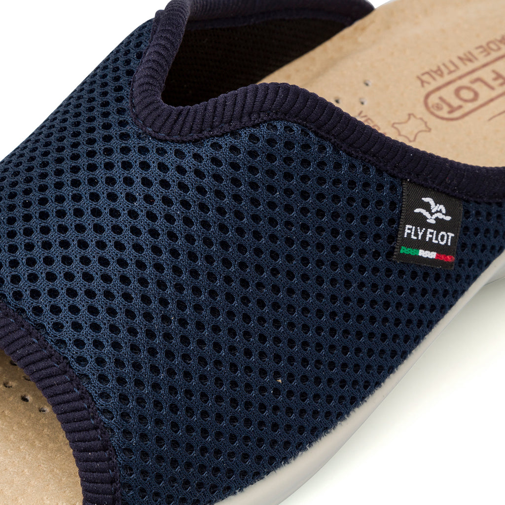 Ciabatte blu da Donna in rete elastica Fly Flot