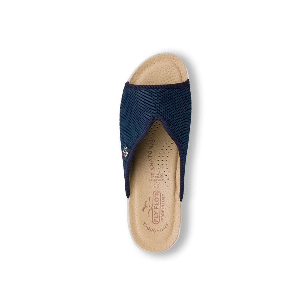 Ciabatte blu da Donna in rete elastica Fly Flot