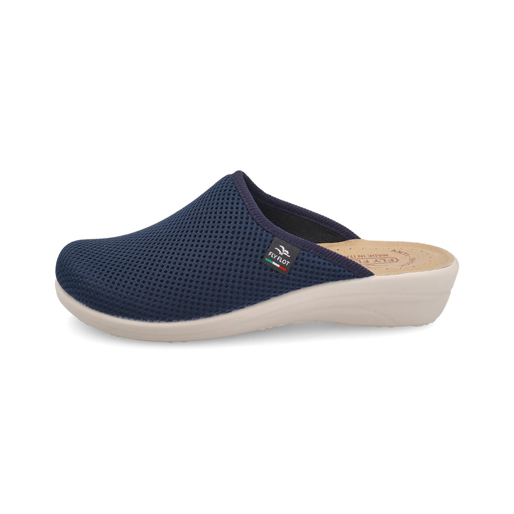 Ciabatte blu da Donna in tessuto traforato Fly Flot