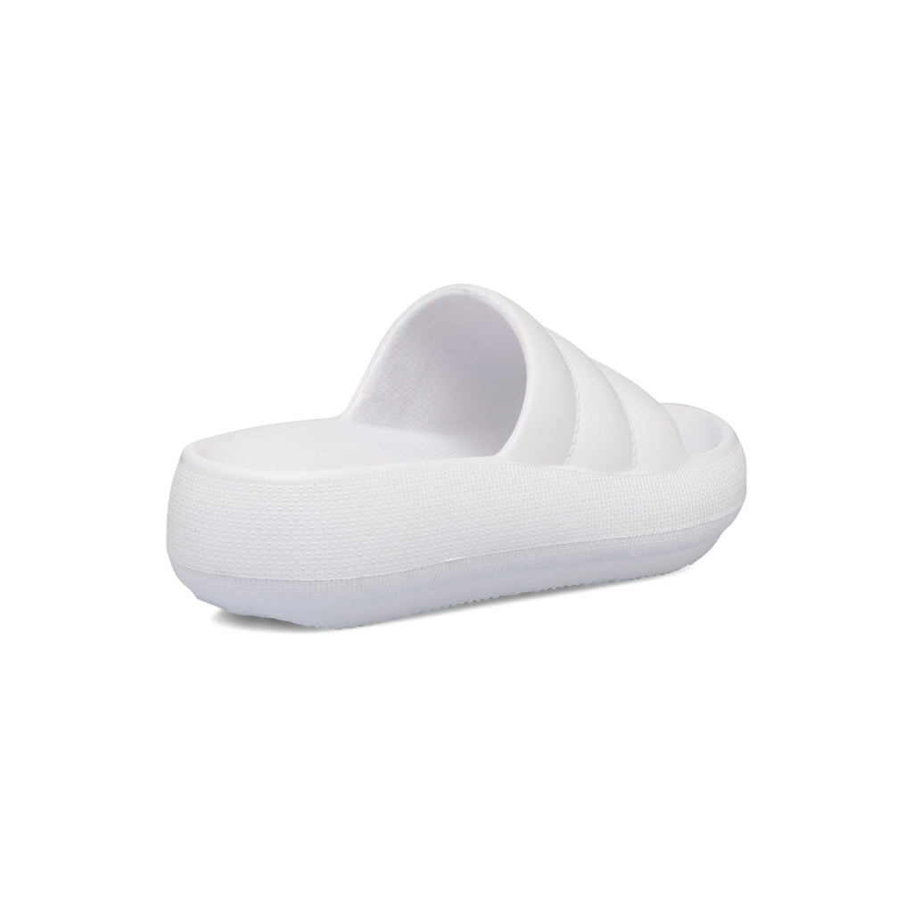 Ciabatte da donna platform 6 cm bianche Lora Ferres