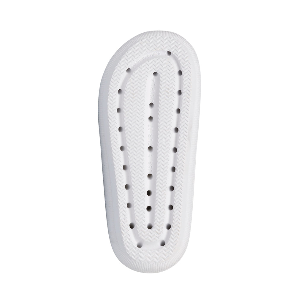 Ciabatte da donna platform 6 cm bianche Lora Ferres