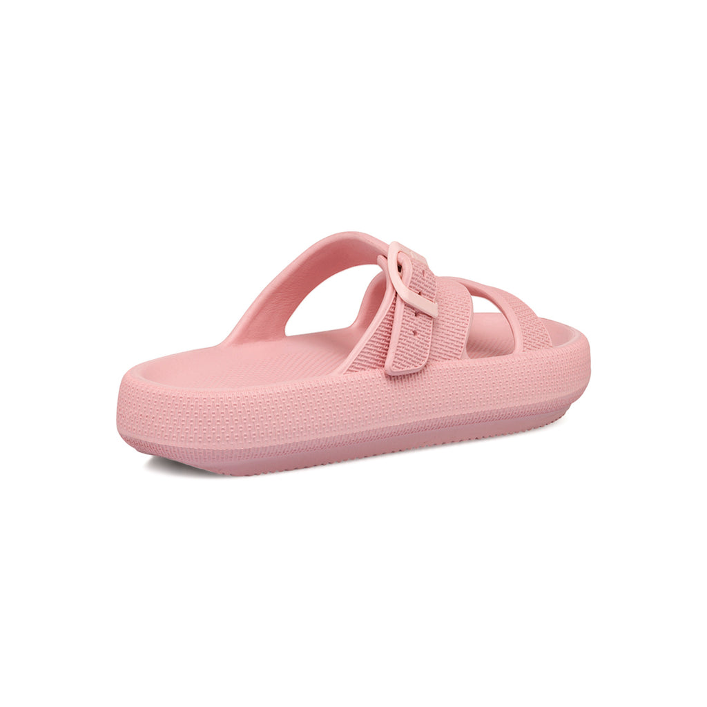 Ciabatte da donna rosa con platform e cinturino Lora Ferres