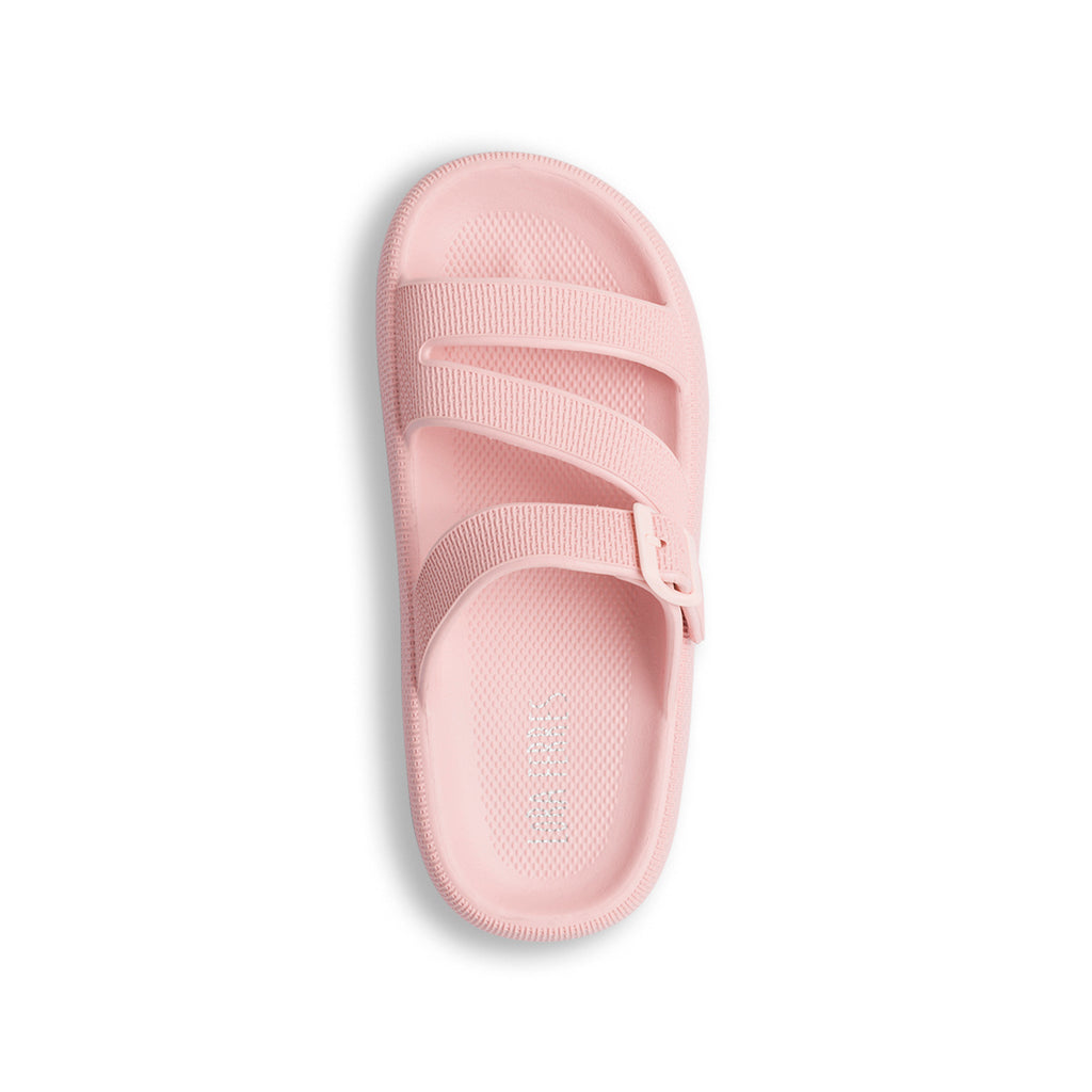 Ciabatte da donna rosa con platform e cinturino Lora Ferres