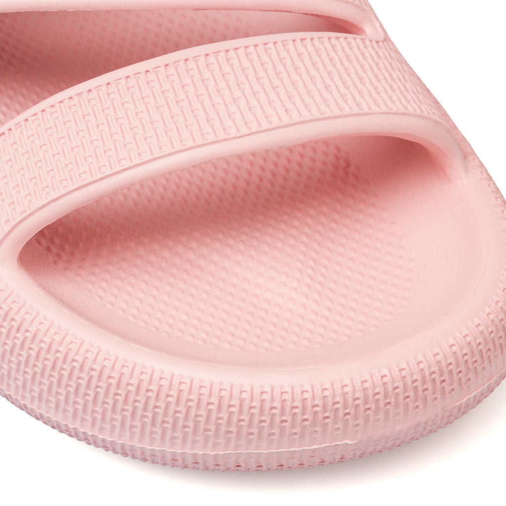 Ciabatte da donna rosa con platform e cinturino Lora Ferres