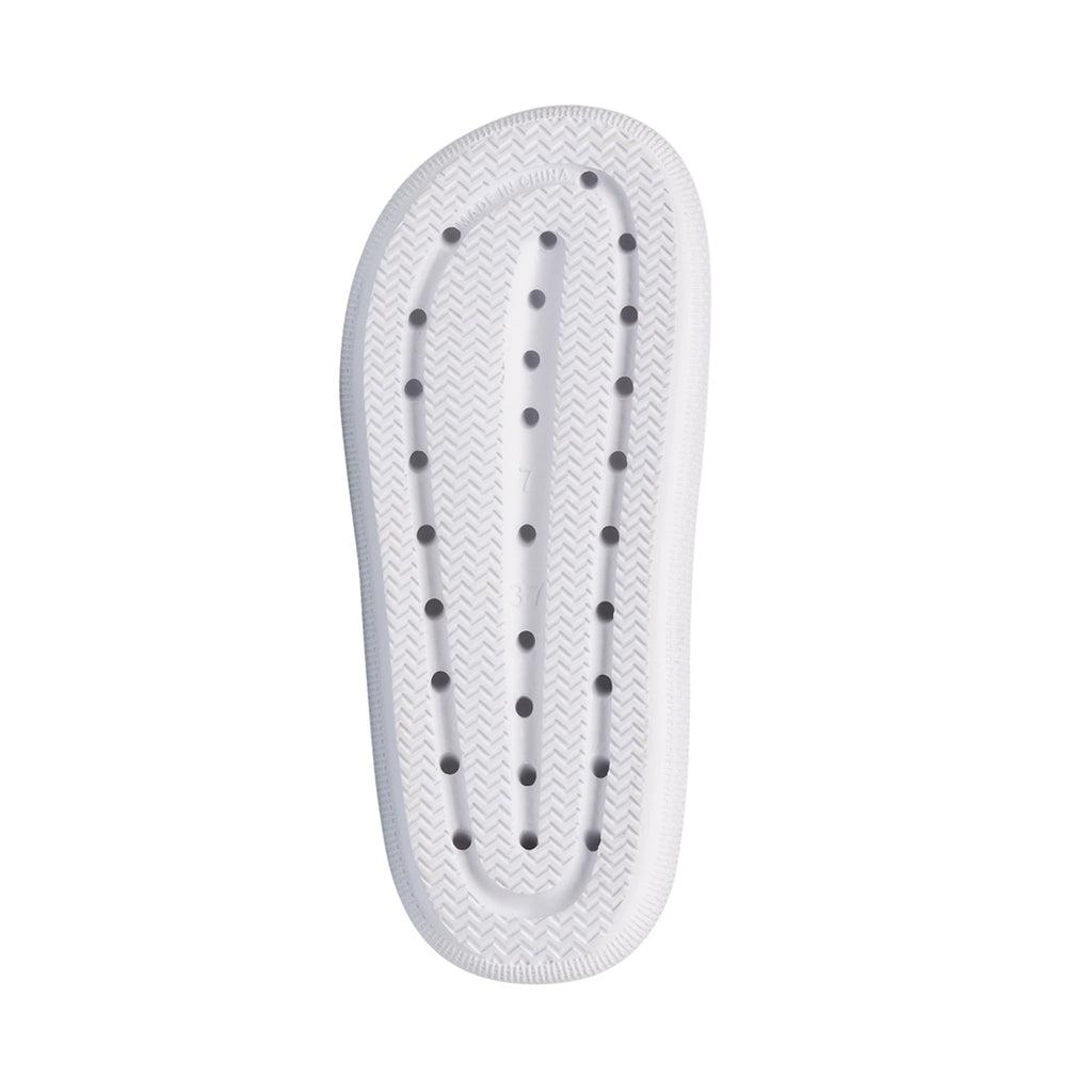 Ciabatte da donna bianche con platform e cinturino Lora Ferres