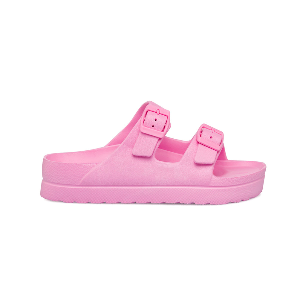 Ciabatte in gomma da donna rosa con doppio cinturino Lora Ferres