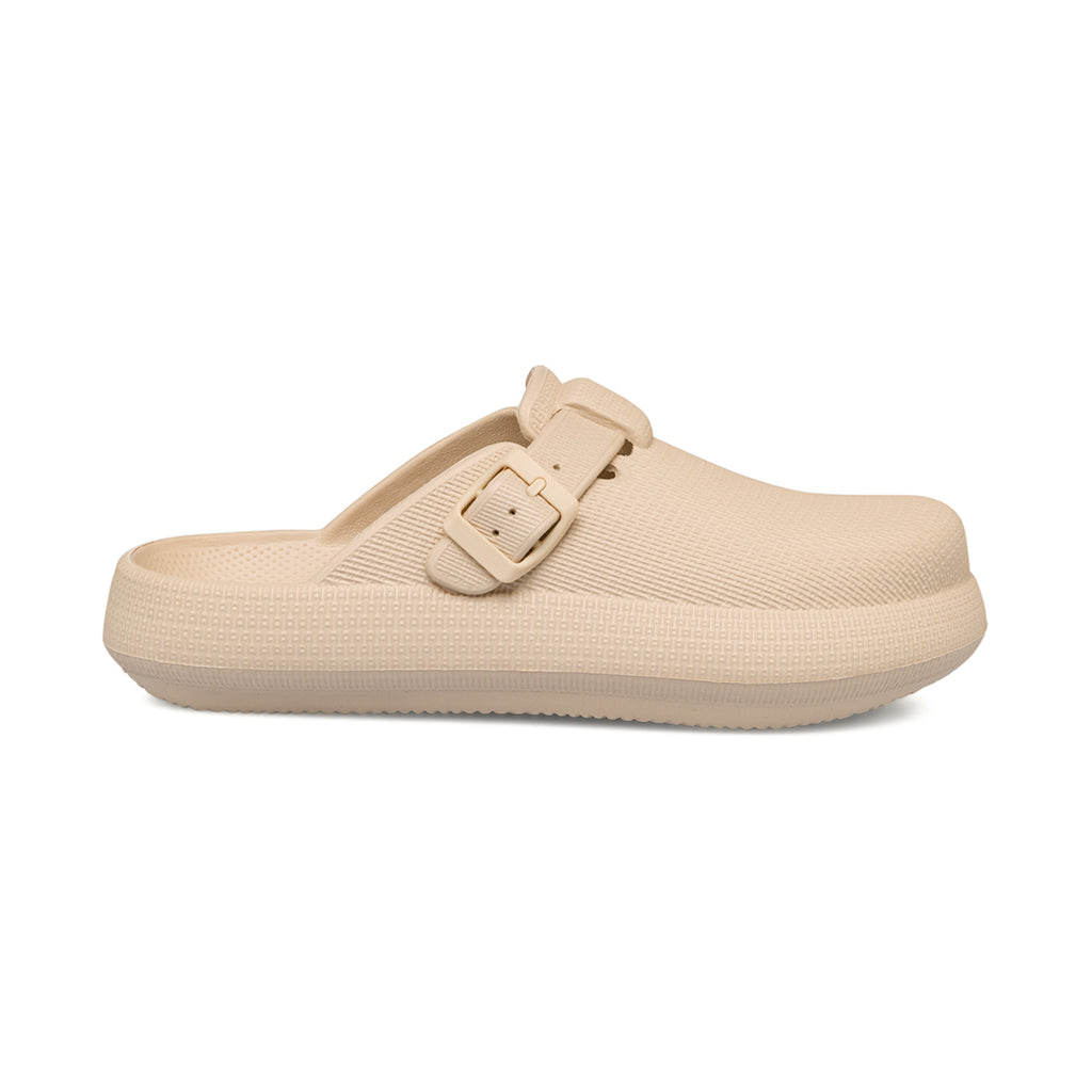 Ciabatte beige da donna con platform Lora Ferres