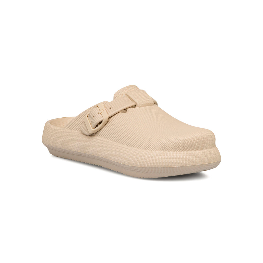 Ciabatte beige da donna con platform Lora Ferres