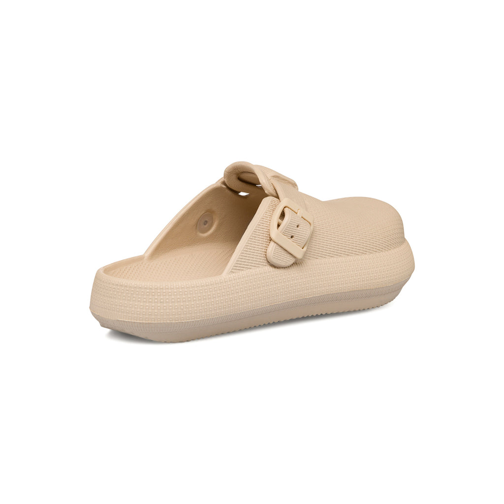 Ciabatte beige da donna con platform Lora Ferres