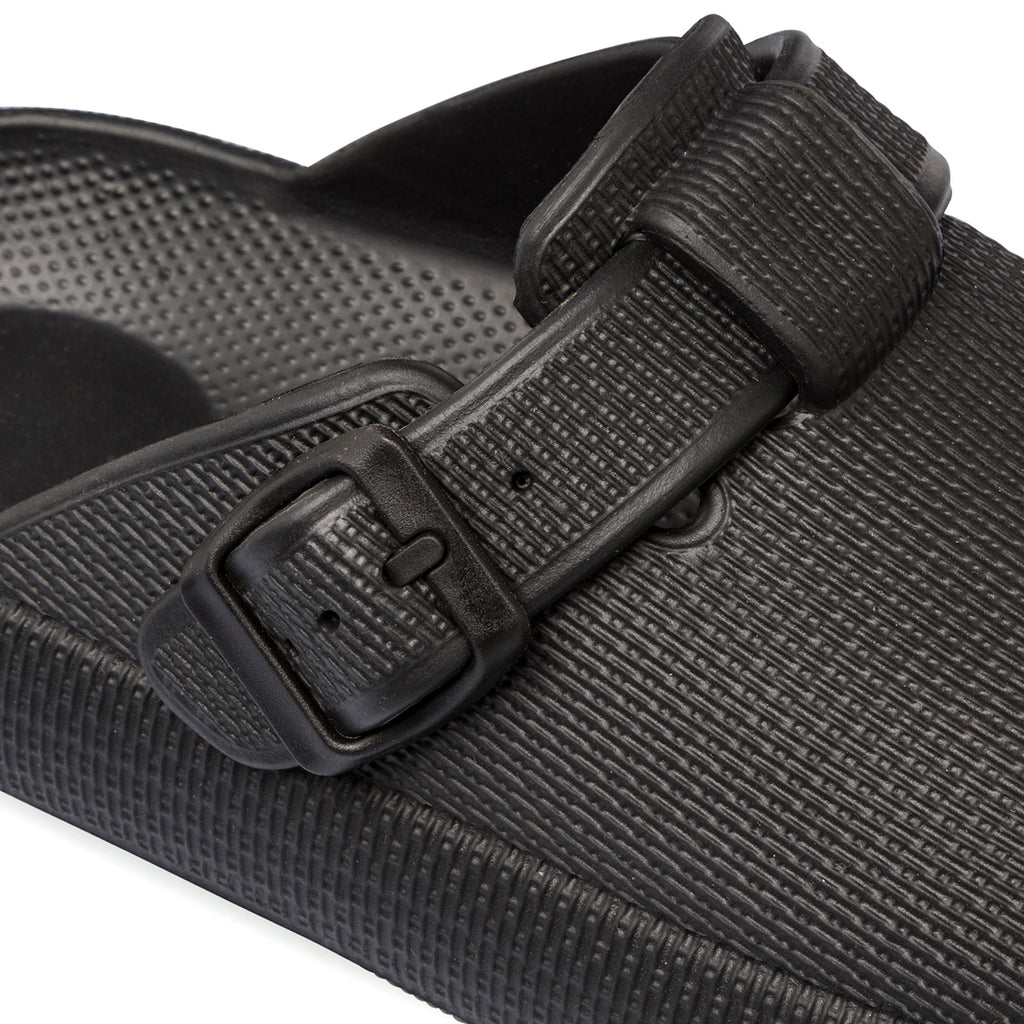 Ciabatte nere da donna con platform Lora Ferres