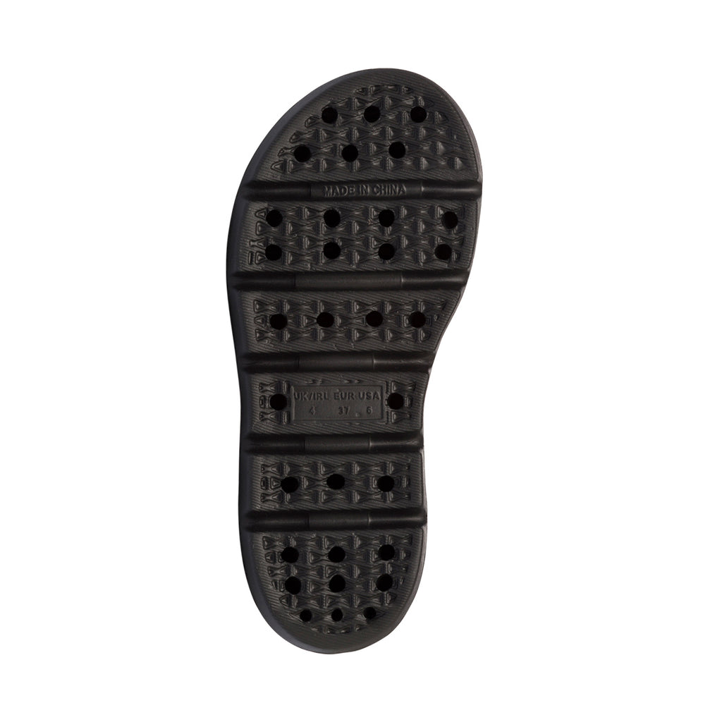 Ciabatte nere da donna con plateau Lora Ferres