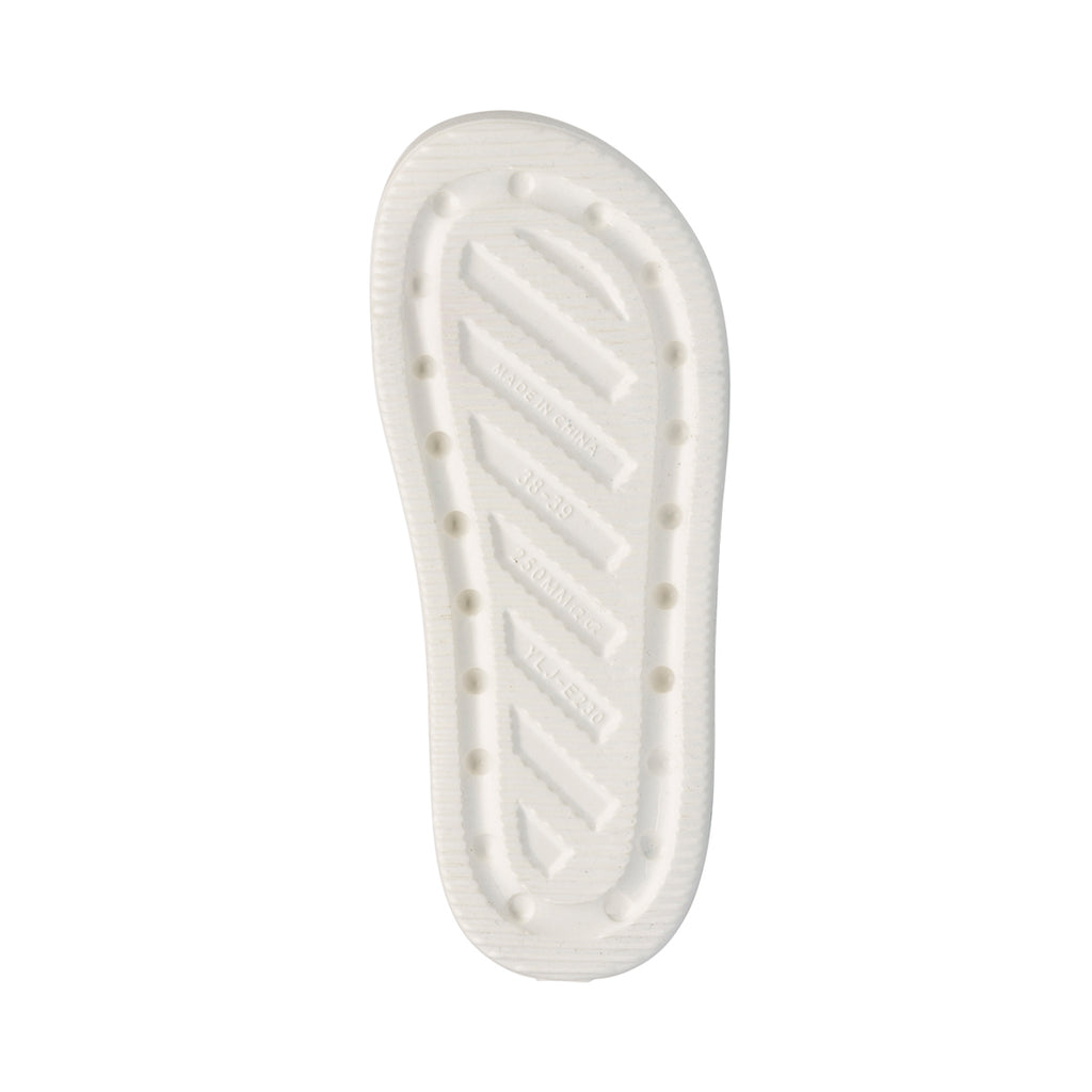 Ciabatte bianche da donna platform con fascia Lora Ferres Moda