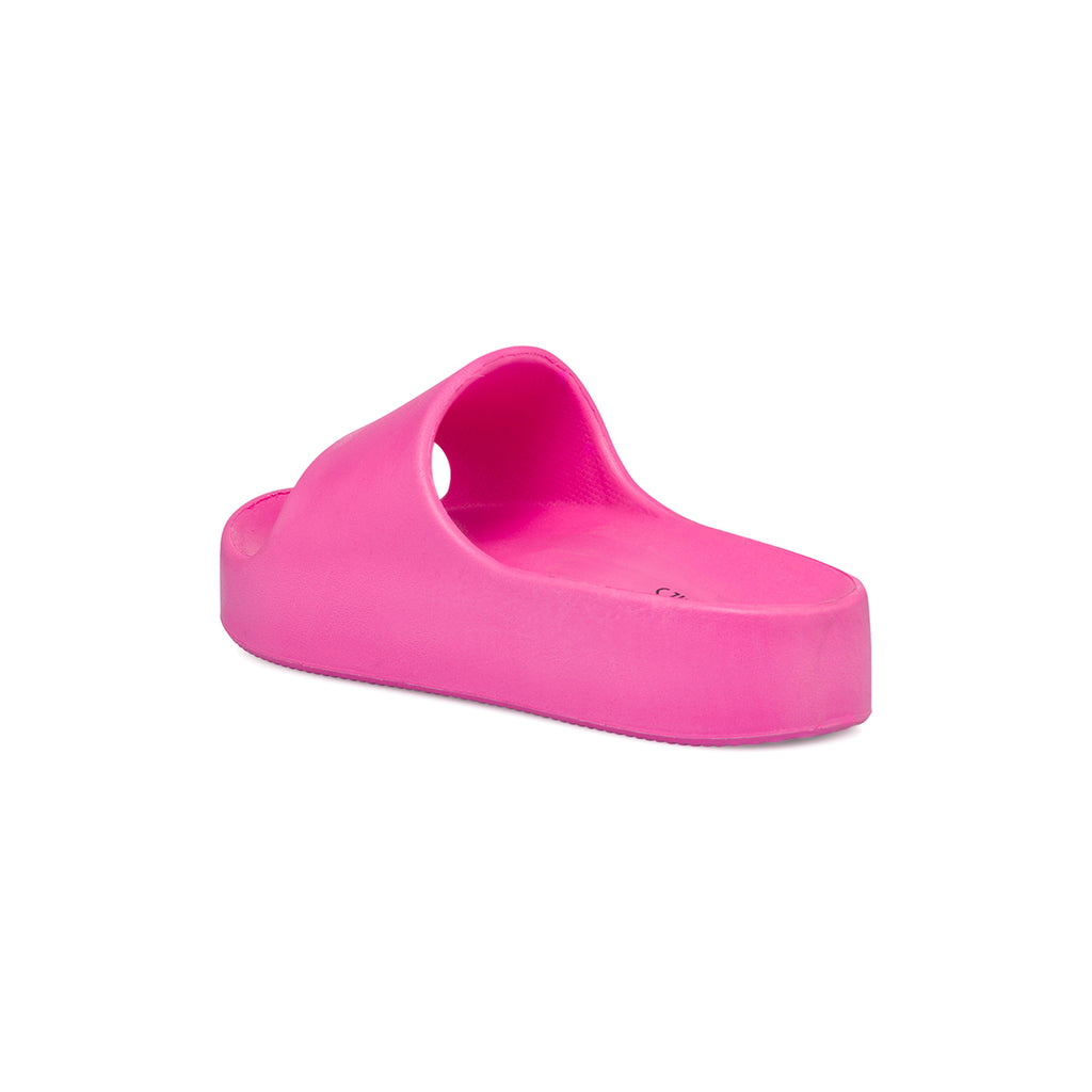 Ciabatte fucsia da donna platform con fascia Lora Ferres Moda