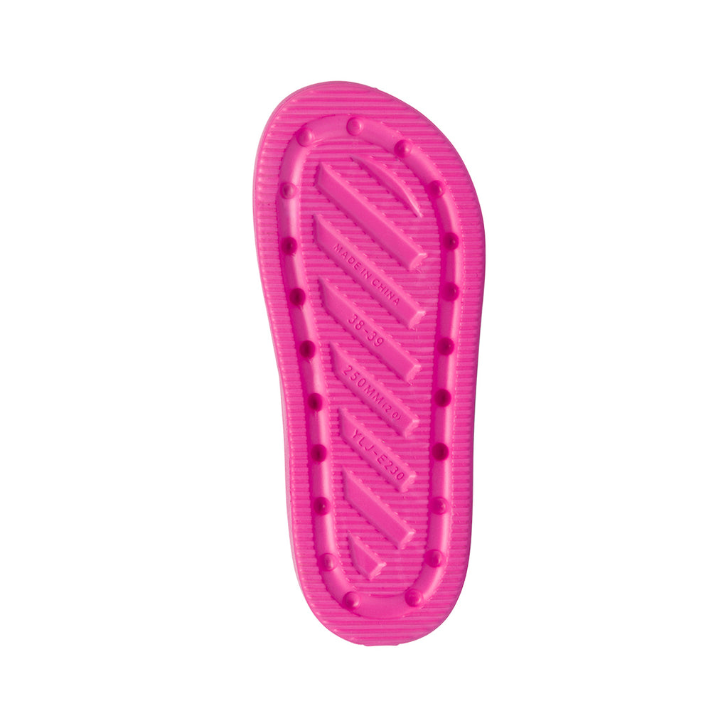 Ciabatte fucsia da donna platform con fascia Lora Ferres Moda