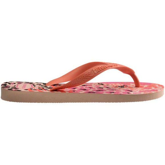 Ciabatte infradito da donna multicolore con stampa leopardata e zebrata Havaianas Top Animals