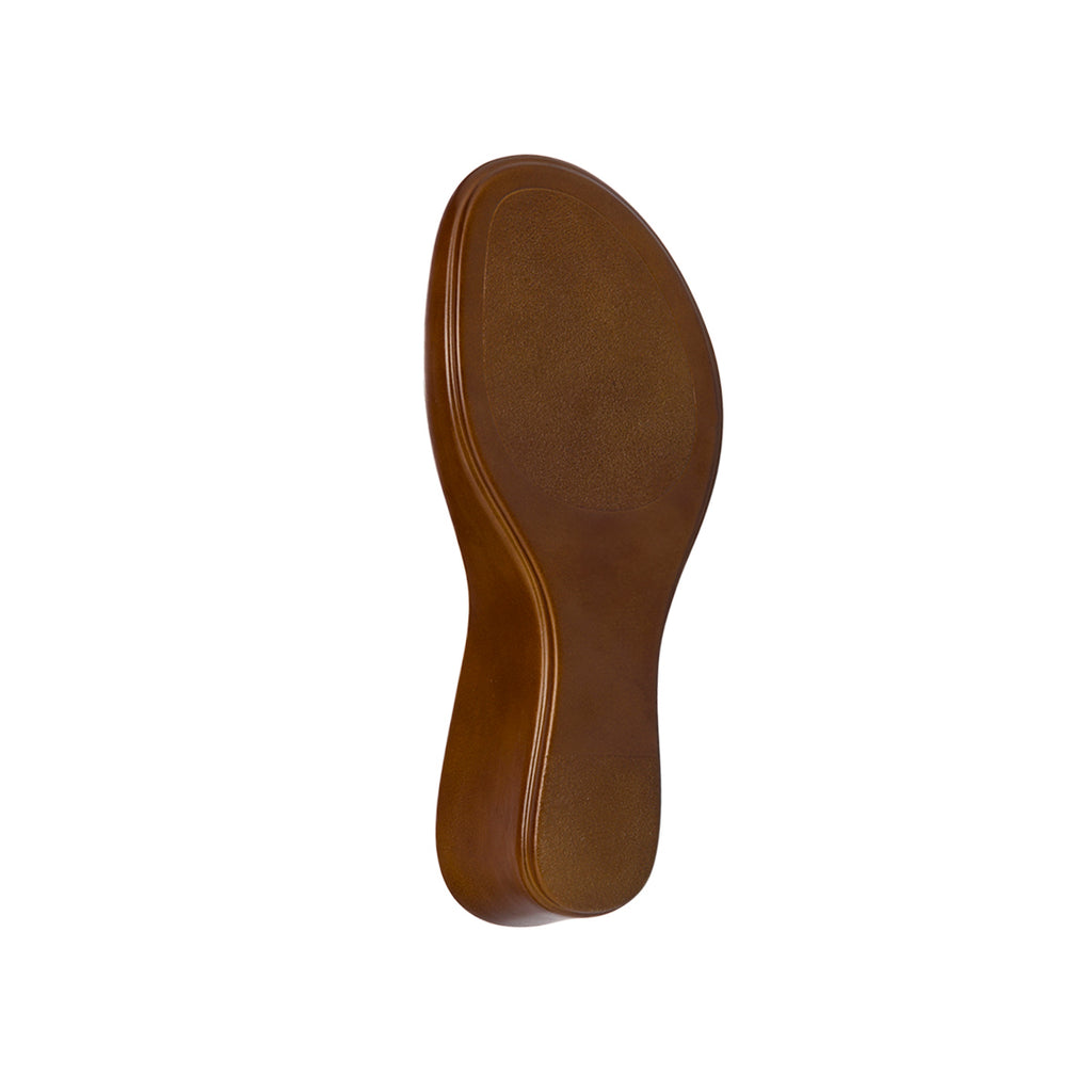 Ciabatte da donna con zeppa e strass beige Italia Trend