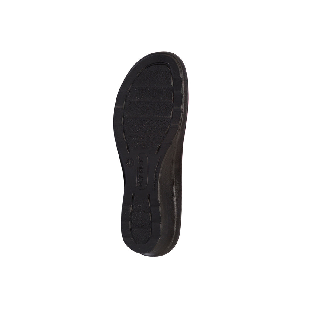 Pantofole bordeaux da Donna in pelle effetto velluto Fly Flot
