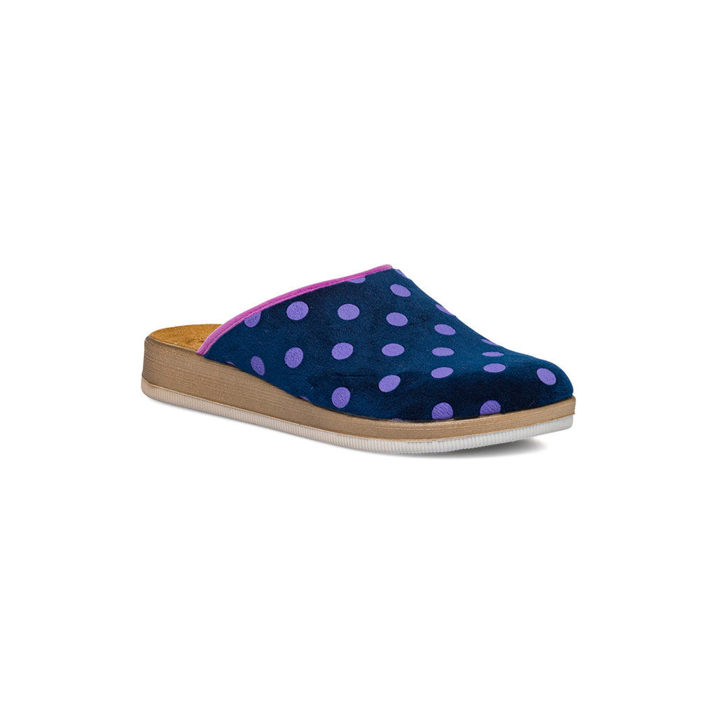 Pantofole blu da Donna Inblu con pois