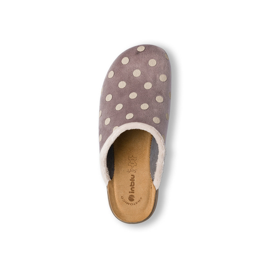 Ciabatte da Donna Grigie a pois Inblu
